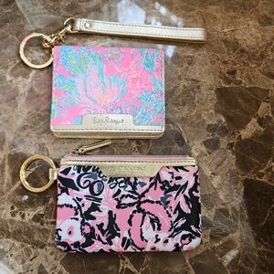 Lilly Pulitzer Wallet/zipper pouch Set of 2